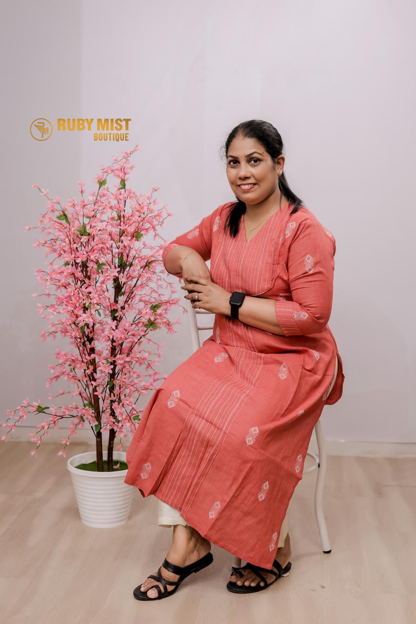 Soft Linen Cotton Kurti