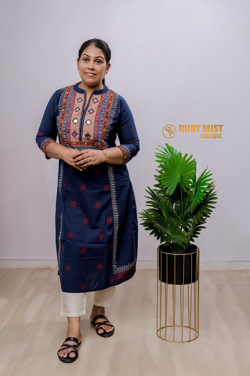 Printed Cotton Kurtis - Image 2